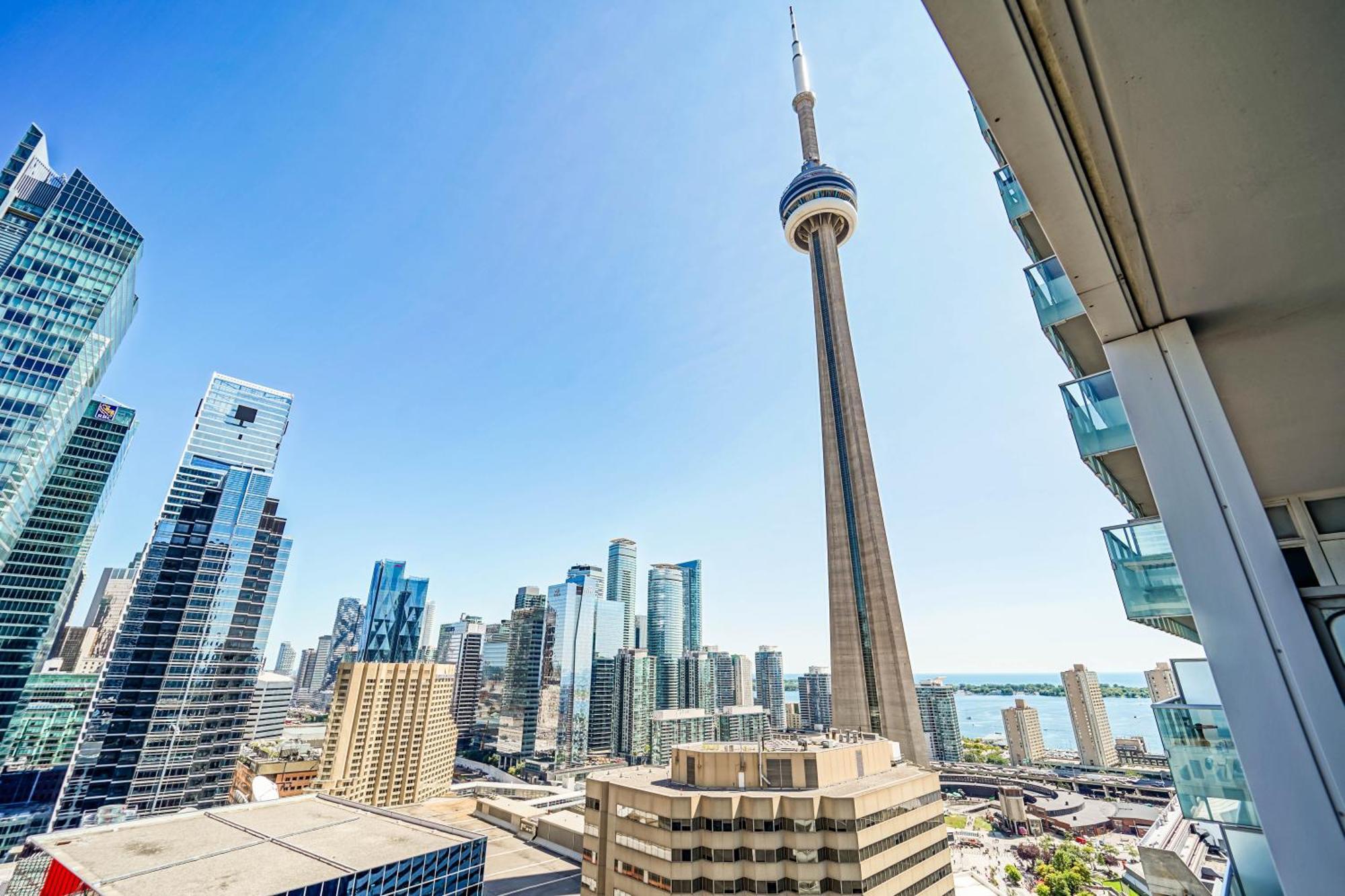Chol Furnished Suites Heart Of Downtown Toronto, 2 Beds, Free Parking, Cn Tower View 外观 照片