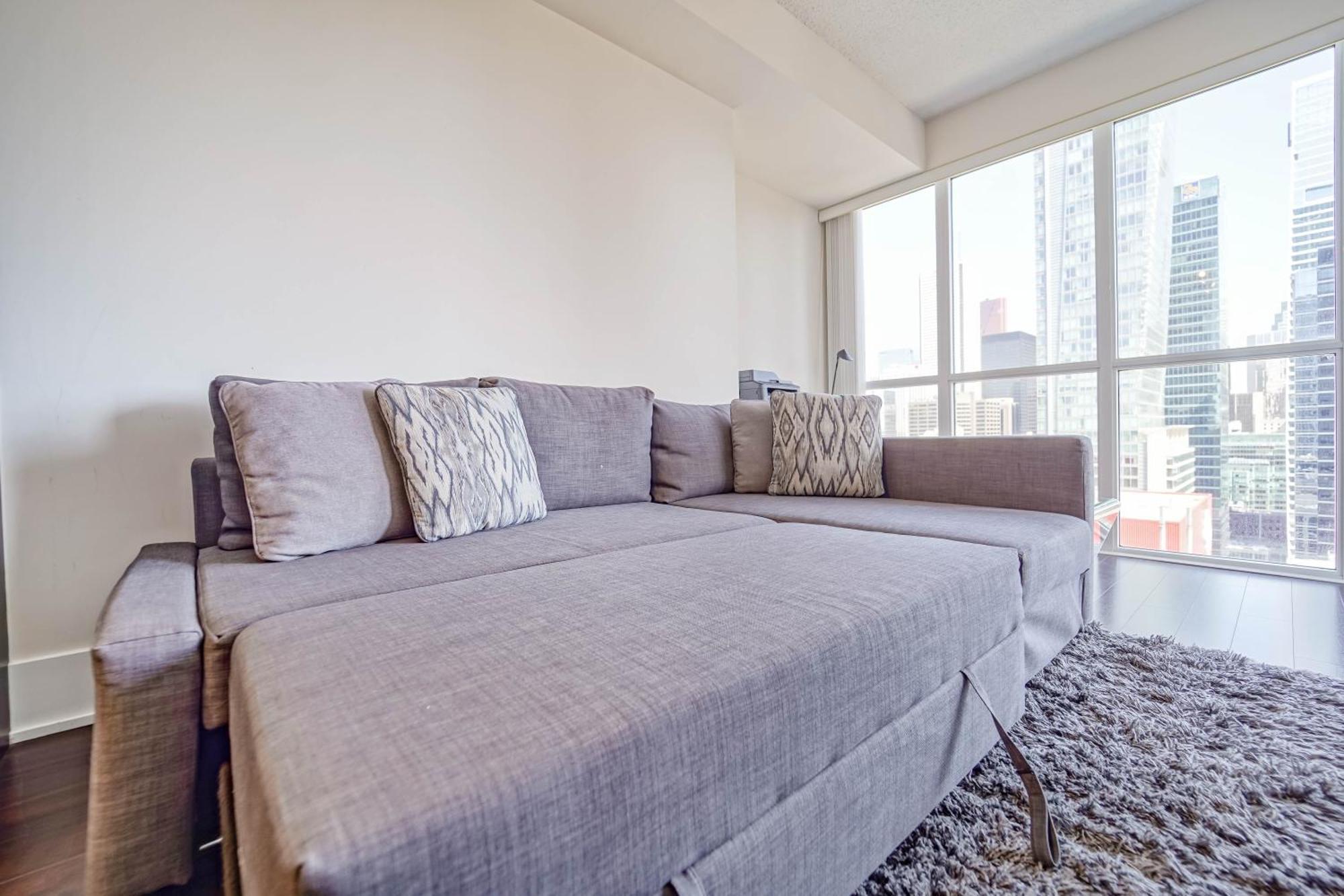 Chol Furnished Suites Heart Of Downtown Toronto, 2 Beds, Free Parking, Cn Tower View 外观 照片