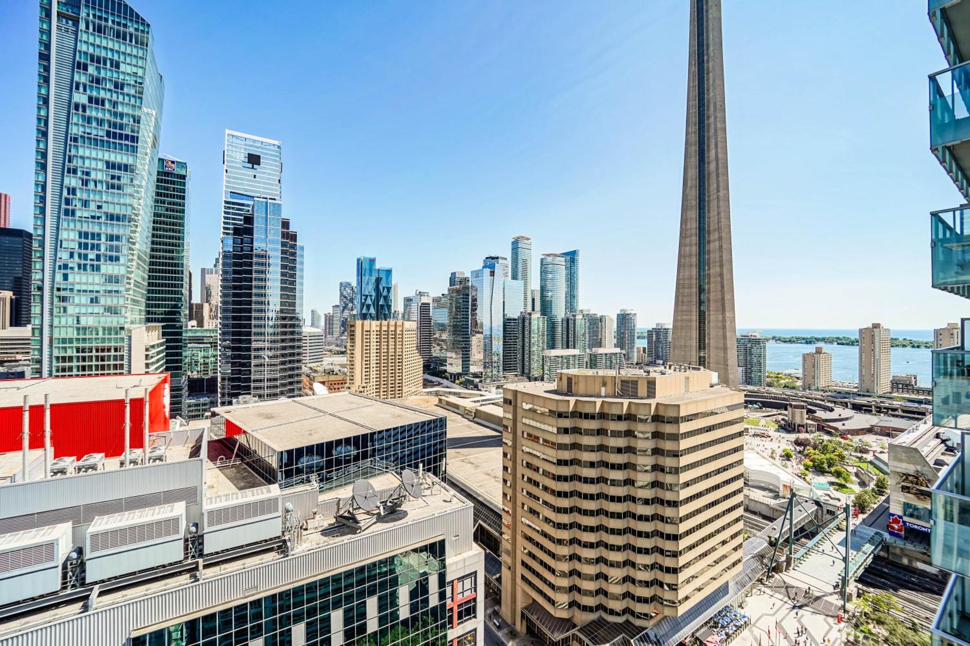 Chol Furnished Suites Heart Of Downtown Toronto, 2 Beds, Free Parking, Cn Tower View 外观 照片